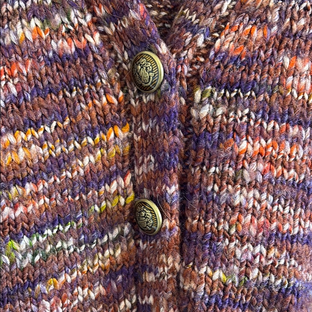Veronica beard multicolor wool blend cardigan siz… - image 2